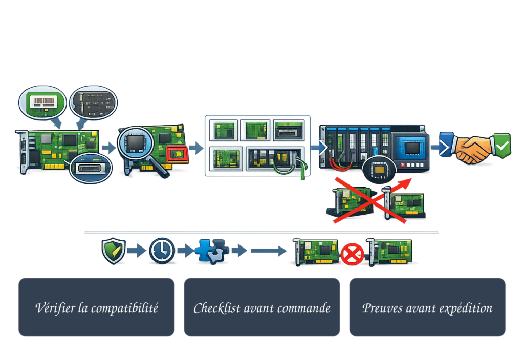 Fournisseur de cartes électroniques industrielles : vérifier la compatibilité avant de commander 2 Schéma graphique sur fournisseur cartes électroniques industrielles
