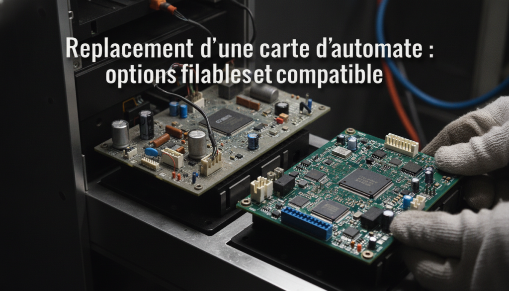 Remplacement d’une carte d’automate obsolète : options fiables et compatibles 1 Image de couverture stylisée avec titre pour l’article Remplacement d’une carte d’automate obsolète : options fiables et com…